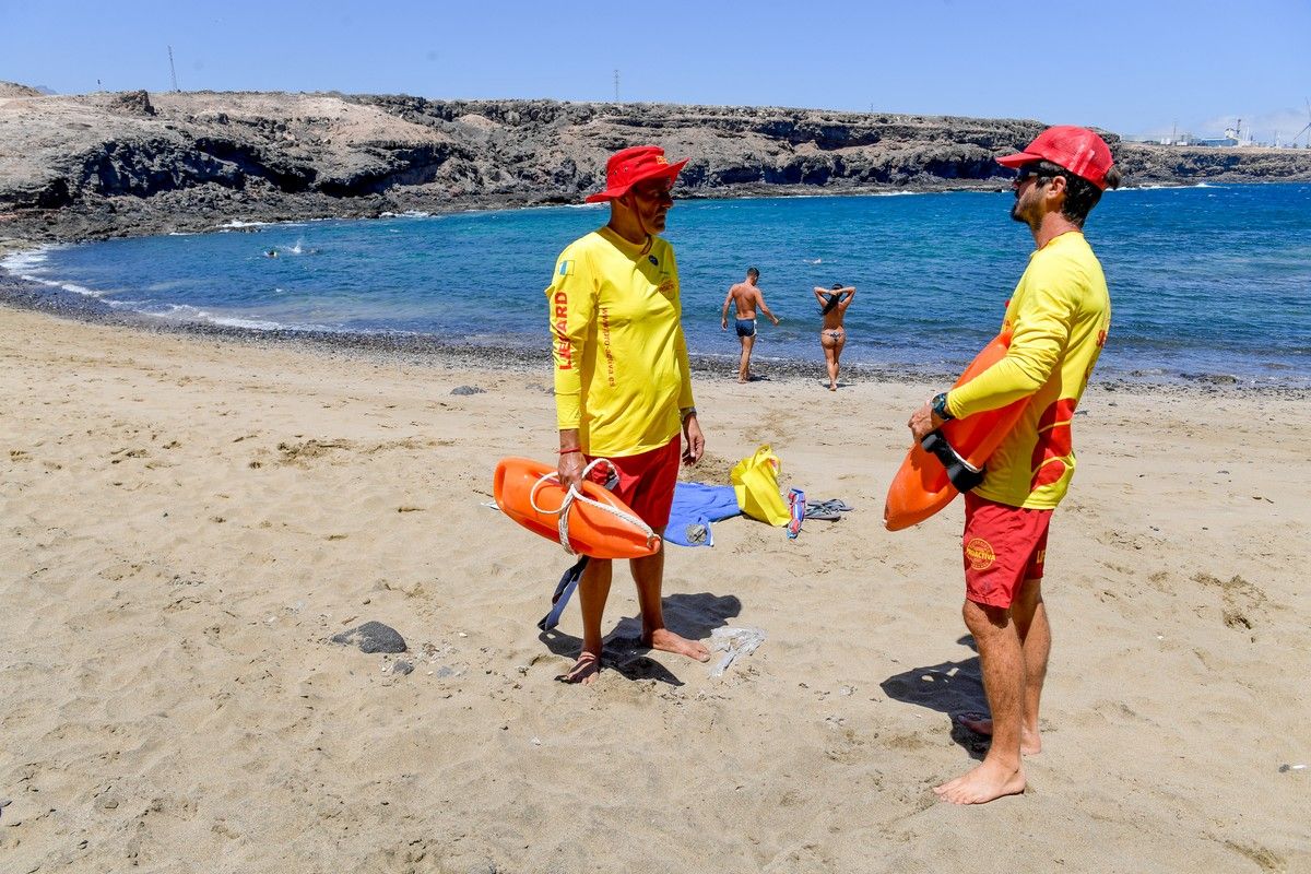 Playa de Aguadulce, en Tufia