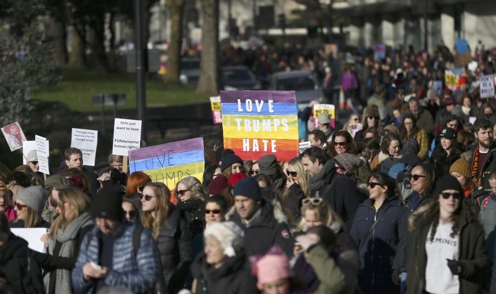 Protestas contra Donald Trump en Londres