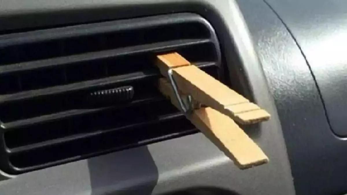 Pon una pinza en el salpicadero de tu coche y comprueba los resultados