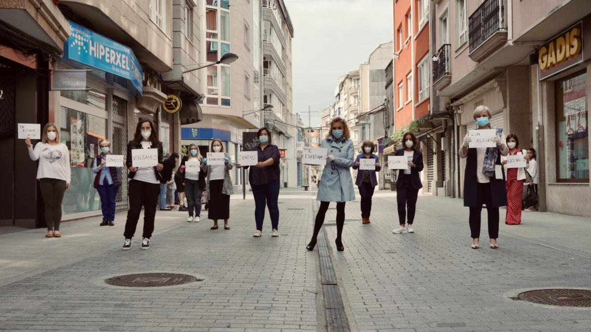 Campaña de apoyo al comercio de Sada: &quot;Ya estamos de vuelta&quot;