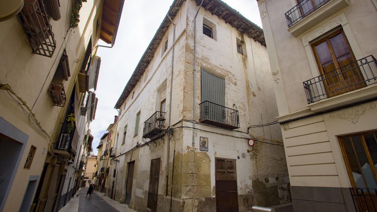 La casa-palacio de Luis Cerdà, incluida en la lista roja de patrimonio.