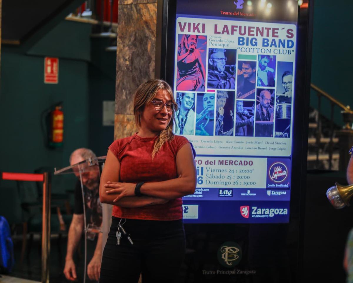 Viki Lafuente acompañada de 10 grandes músicos estará en el Teatro del Mercado