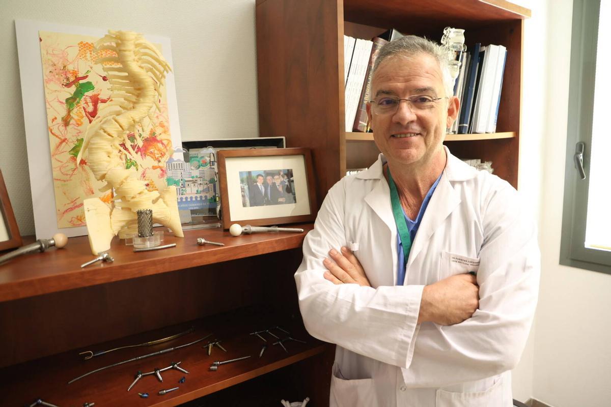 El doctor Simón Fuentes, del hospital Reina Sofía.