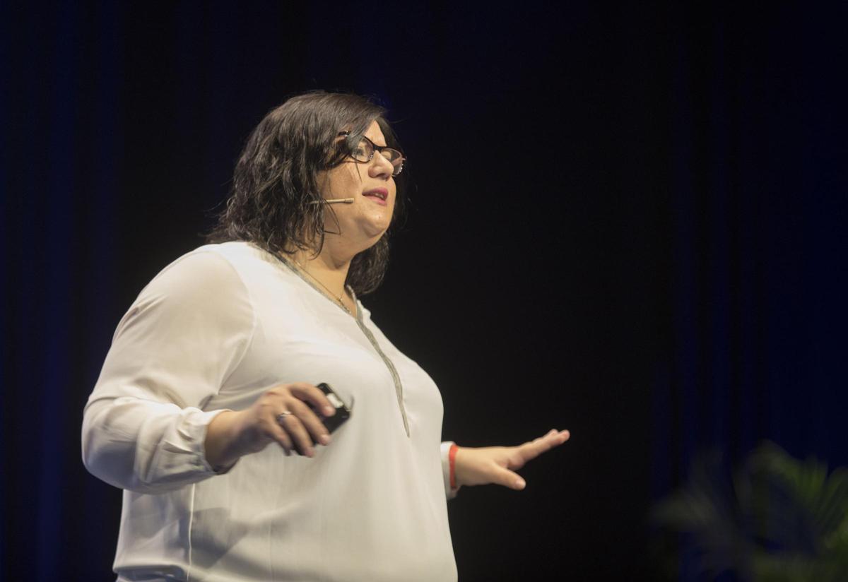 Marina Marroquí en el evento de Educar es Todo en València