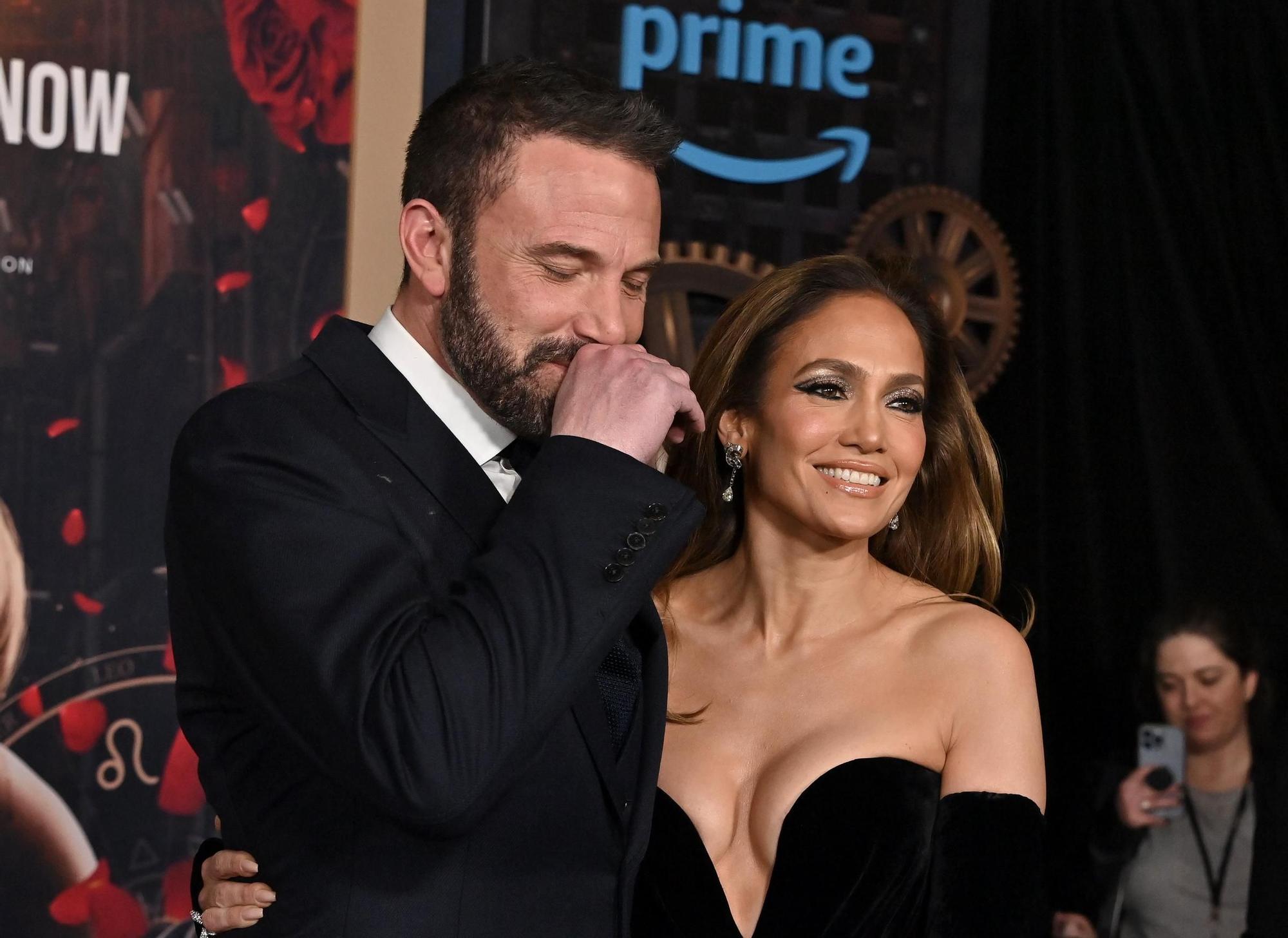 Jennifer Lopez y Ben Affleck en la premier de 'This Is Me... Now: A Love Story'