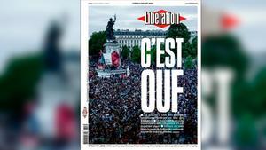 Portada de 'Libération' del 8 de julio del 2024
