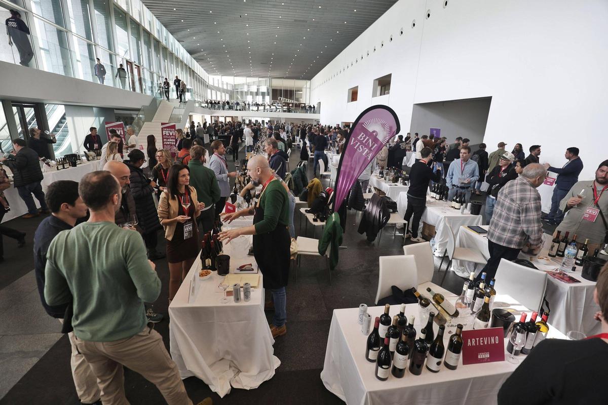 Un momento de la feria en el Palacio de Congresos