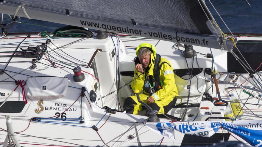 Noche infernal en la regata &quot;Le Figaro&quot; rumbo a Gijón