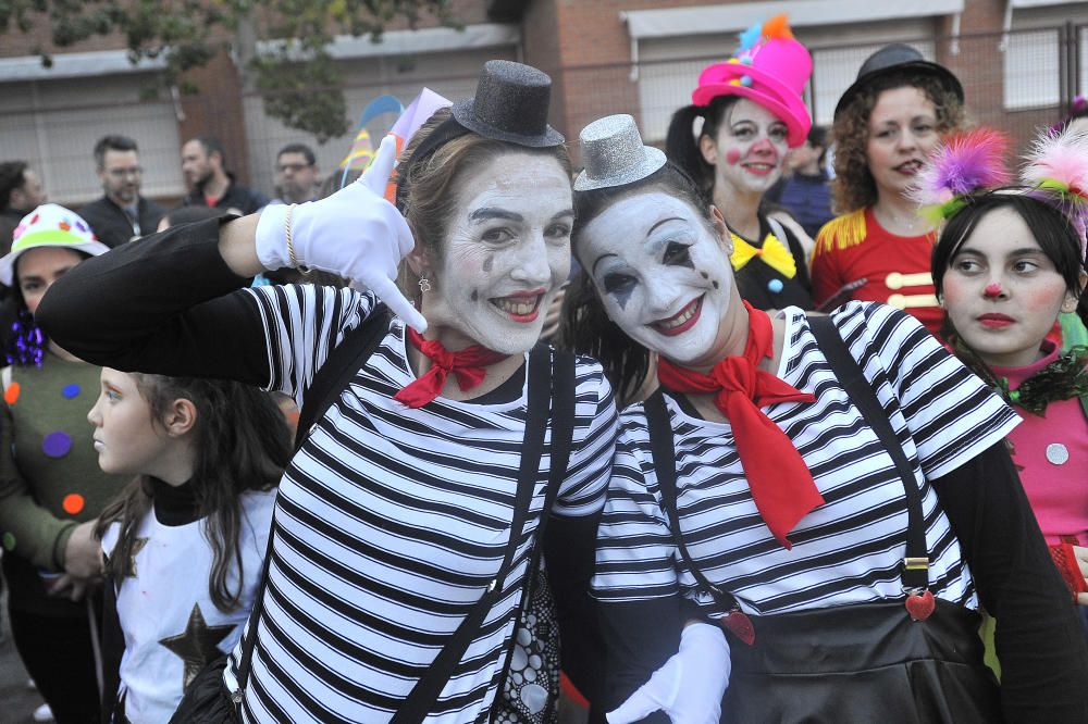 Un instante del carnaval en El Pla