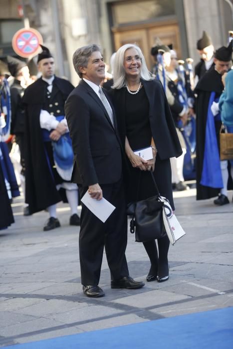 Alfombra azul de los premios "Princesa de Asturias" 2017