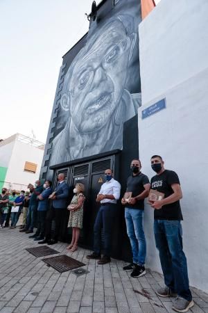 Presentación oficial del mural dedicado a Andrés Domínguez Baute “Andresito”