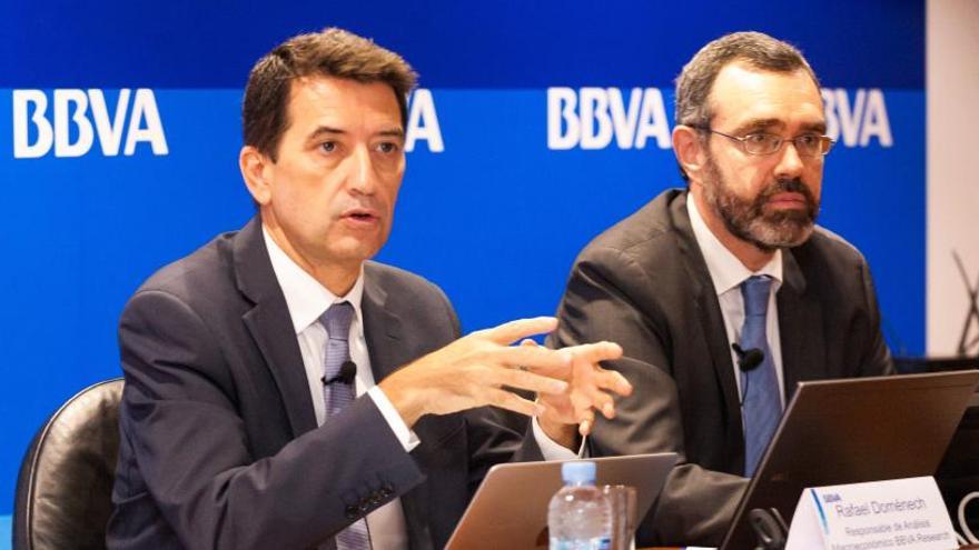 El BBVA mejora en medio punto su previsión de crecimiento valenciano