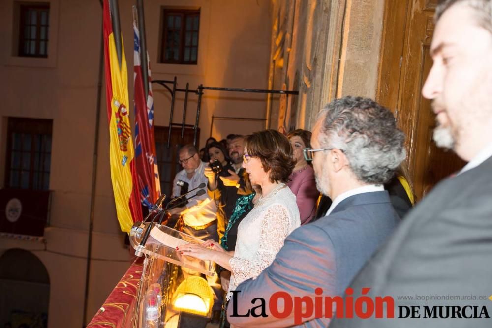 Pregón de fiestas en Caravaca