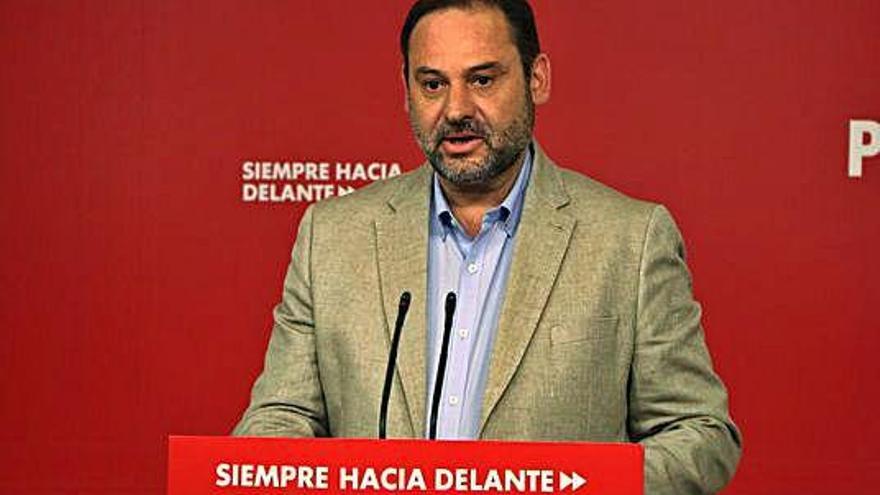 El secretari d&#039;Organització del PSOE, José Luis Ábalos