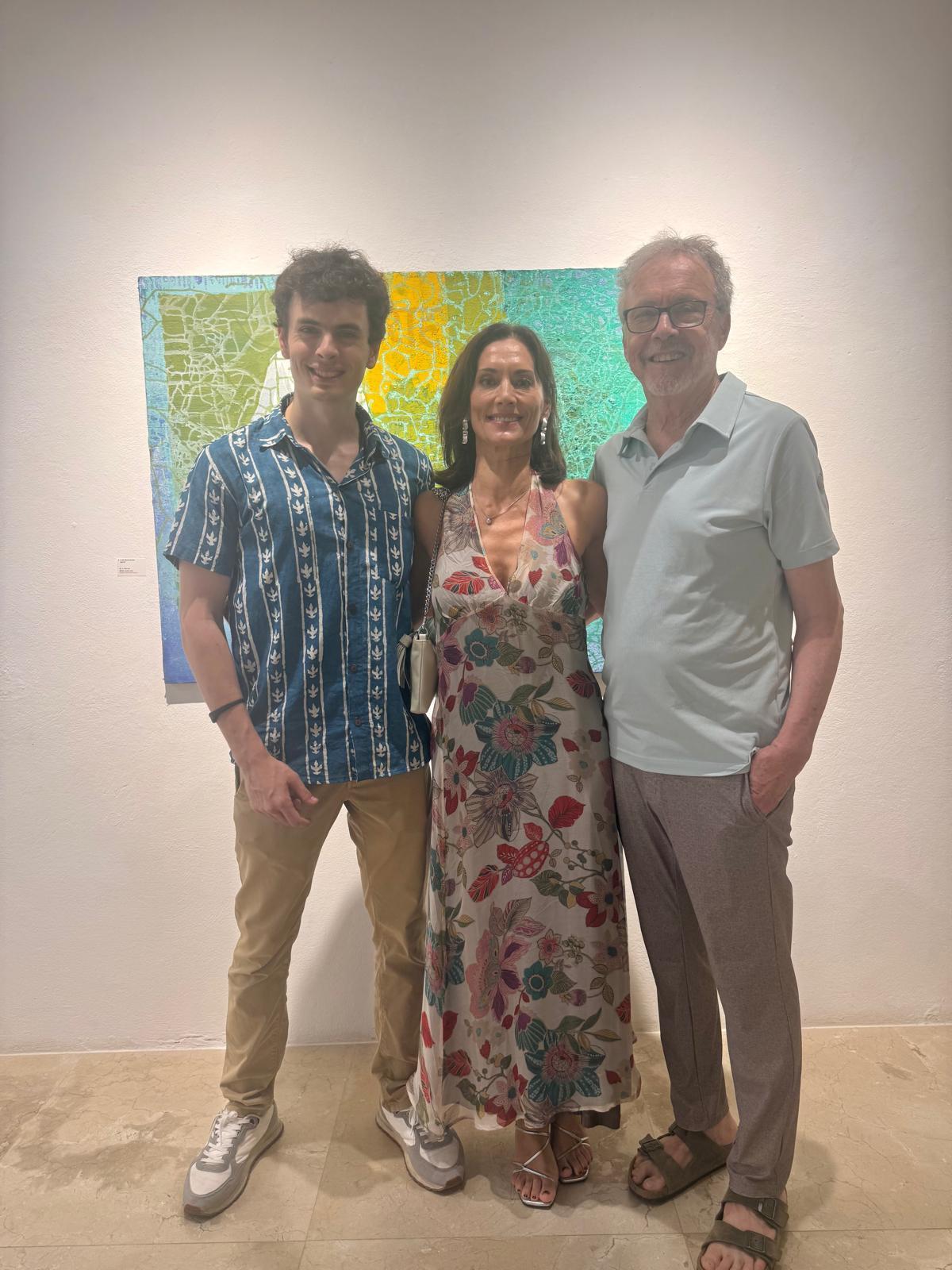 Alejandro Maraver, Pilar Ollers y Luis Maraver.