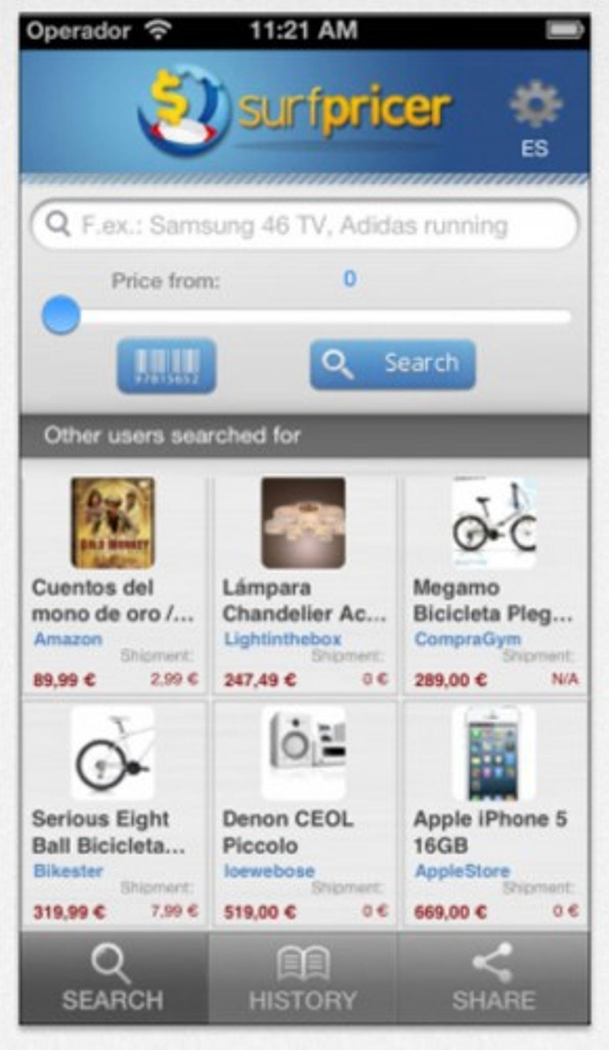 SURFPRICER. Ahorro de verdad en la palma de tu mano