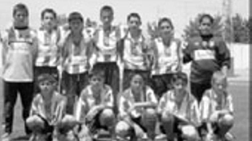 Los alevines de fútbol 7 de la Escuela Morala acabaron quintos en la fase regional