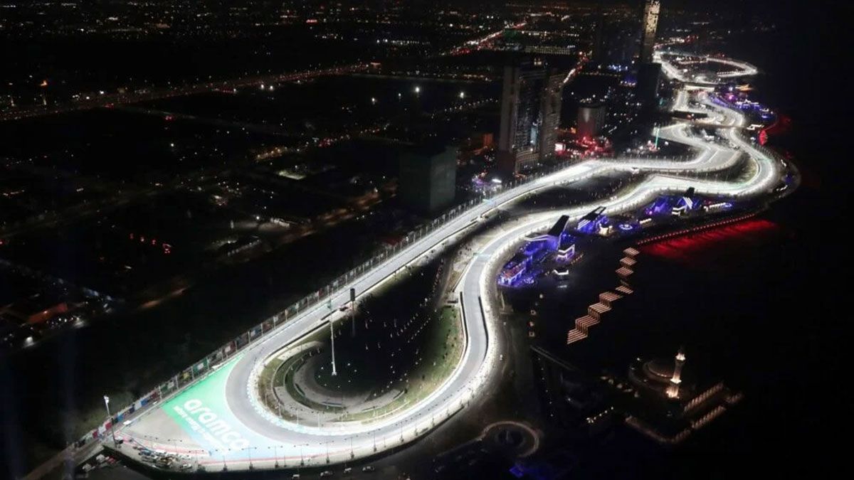 El circuito de Jeddah, sede de la F1 este fin de semana