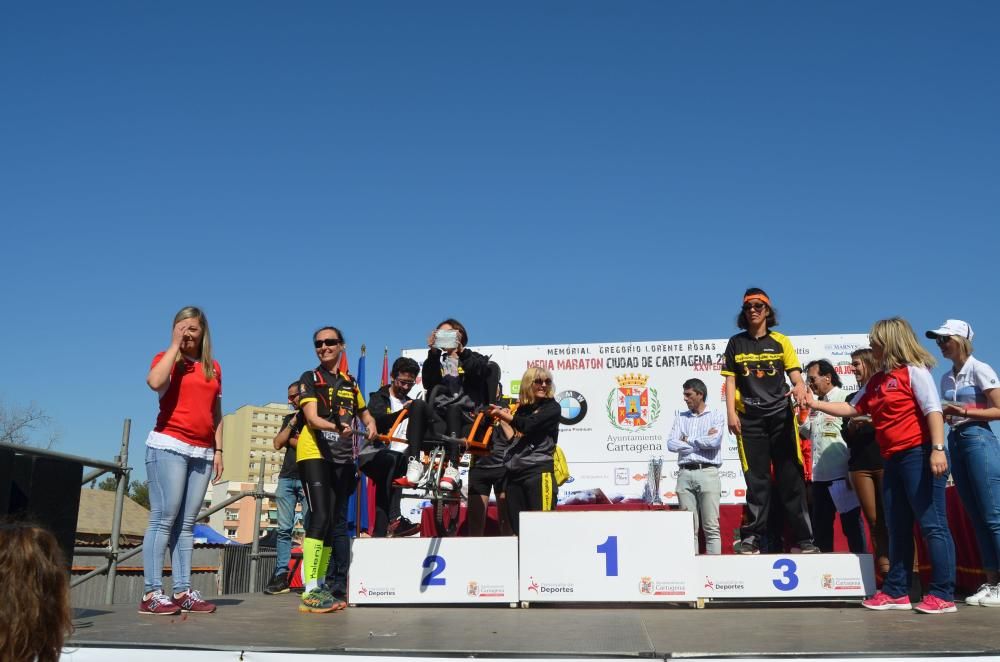 Ganadores de la Media Maratón de Cartagena