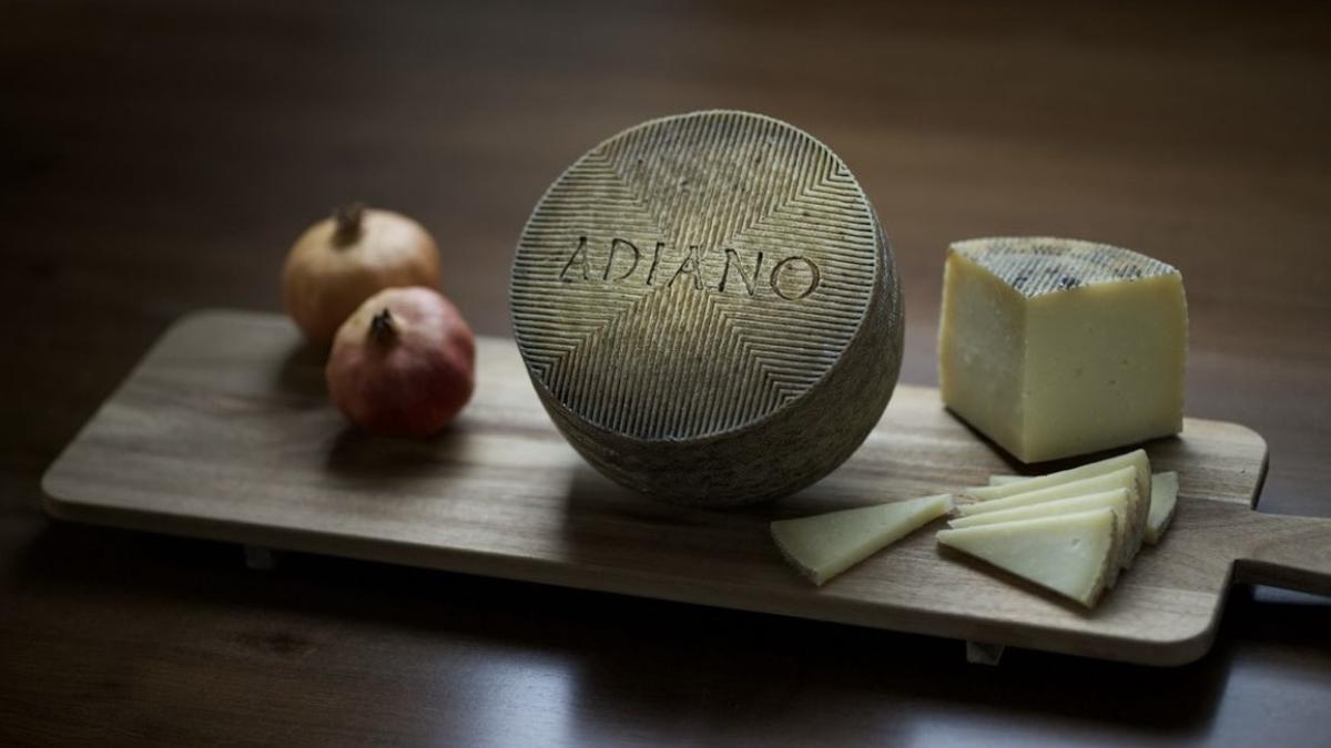 El queso manchego Adiano.