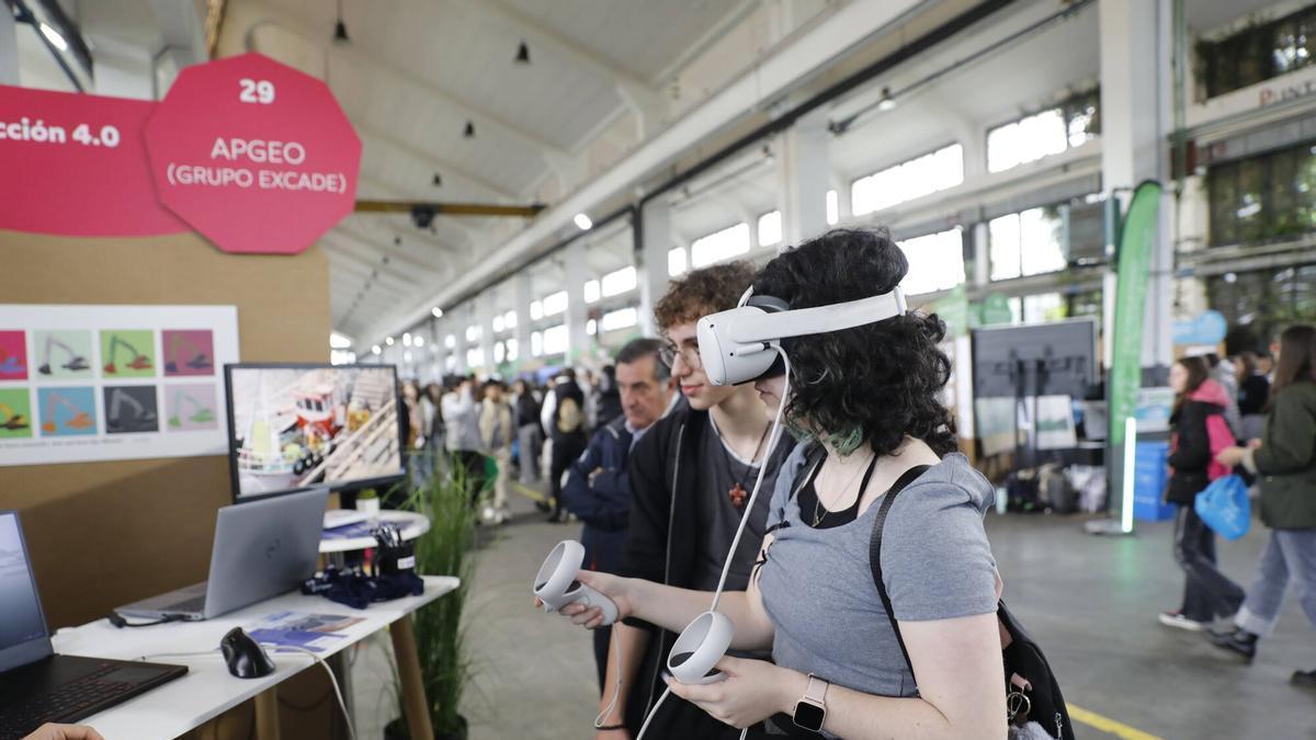 Feria de la Ciencia y la Innovación de Asturias en una imagen de la edición del pasado año en Oviedo.