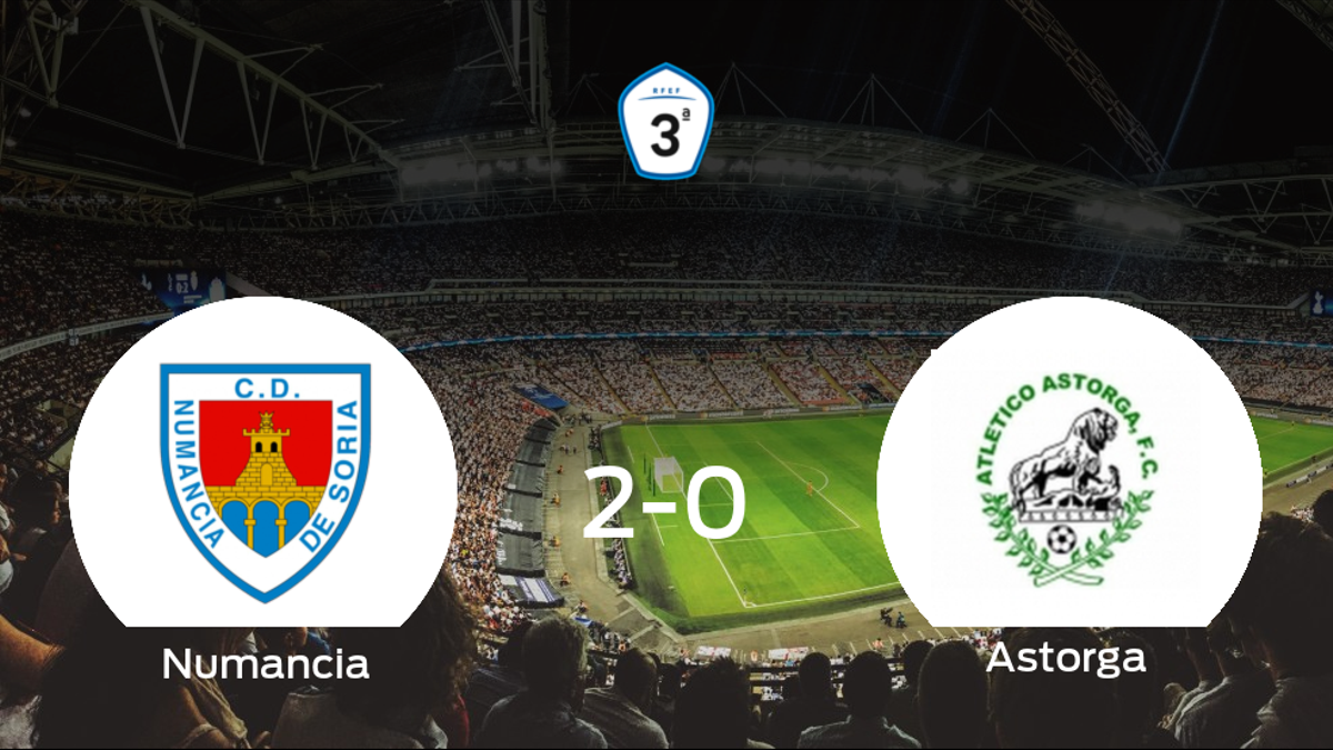 El Numancia B se hace fuerte en casa y consigue vencer al At. Astorga (2-0)