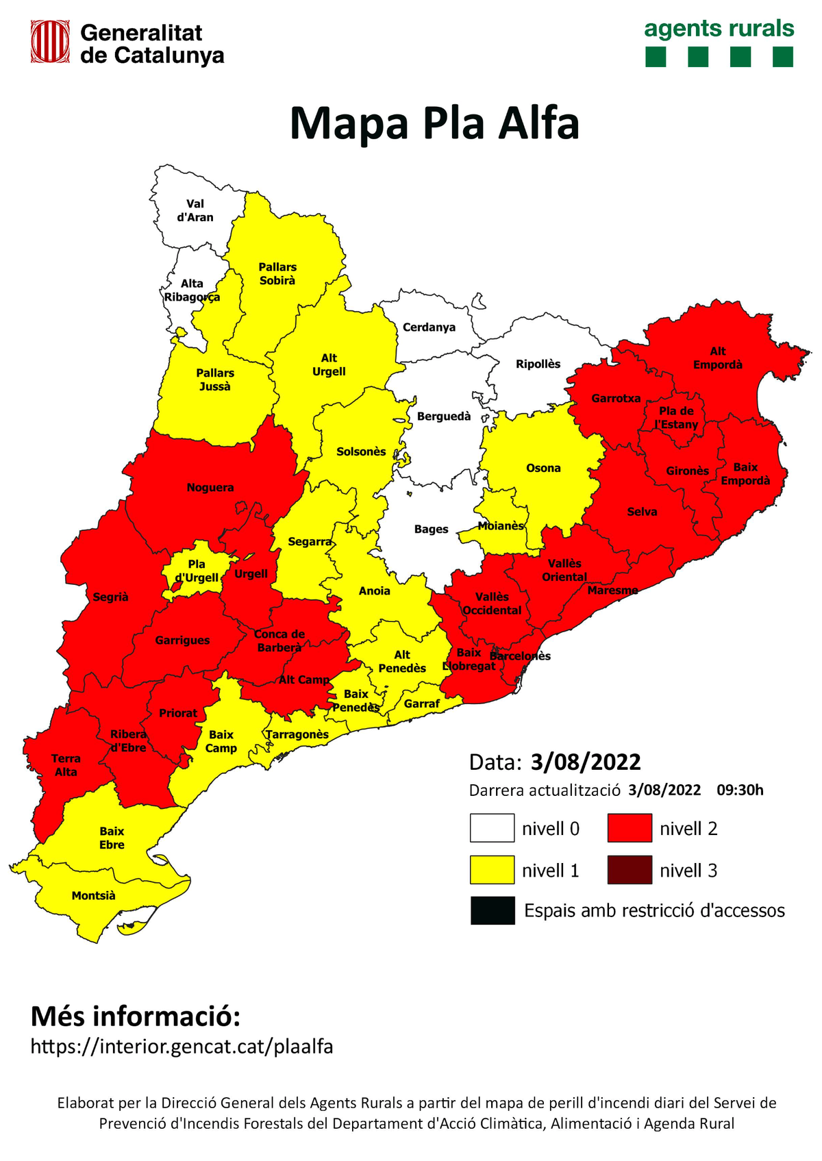 Mapa Pla Alfa