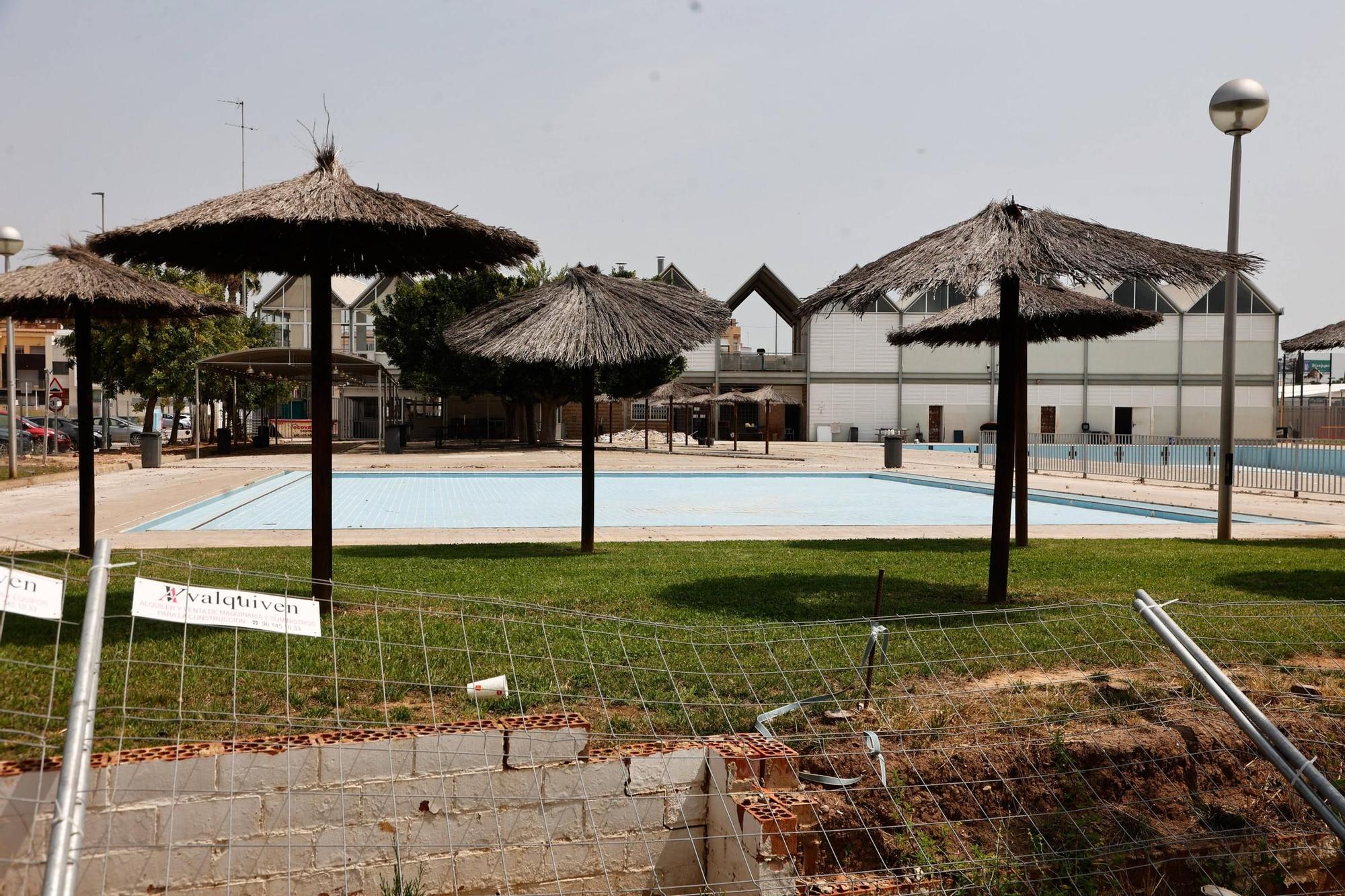 Piscinas de verano en los municipios de l'Horta Sud afectados por la dana