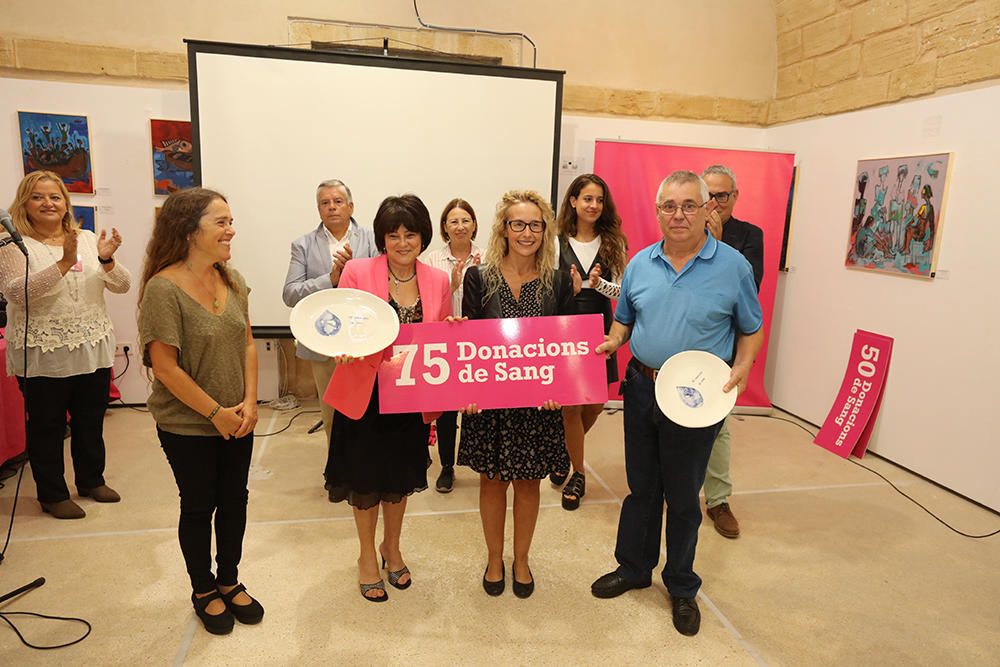 Homenaje a los donates de sangre en Ibiza