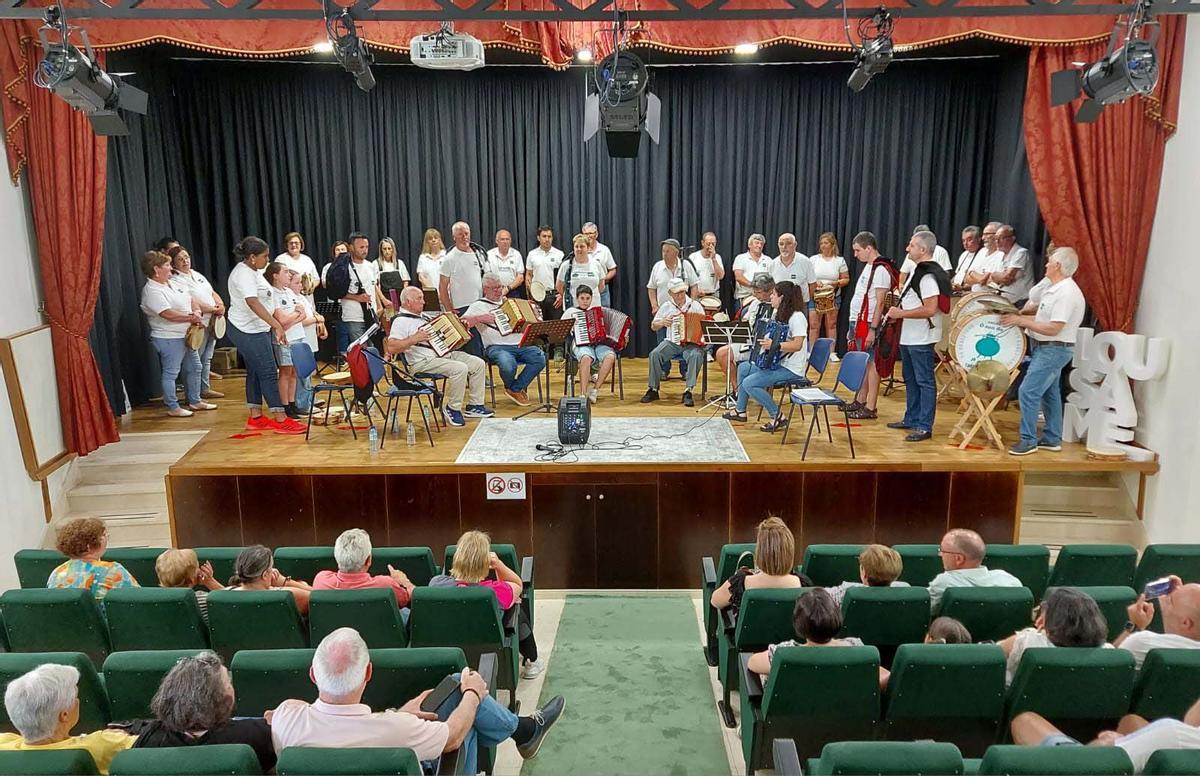 Un momento do concerto de fin de curso no auditorio da Casa da Cultura