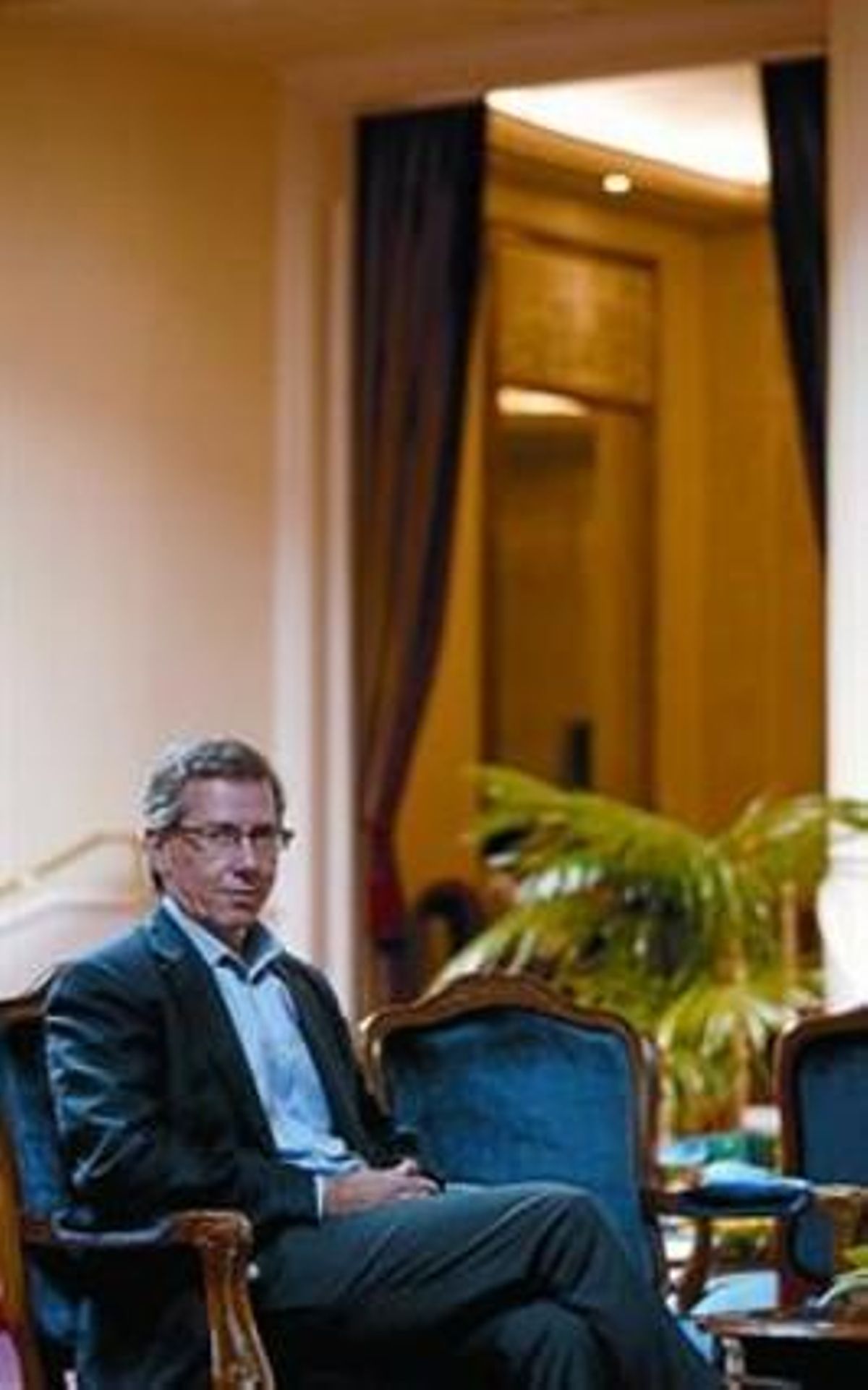 Bernardino León, dilluns, en un hotel de Madrid, després de l’entrevista. Bernardino León, dilluns, en un hotel de Madrid, després de l’entrevista.