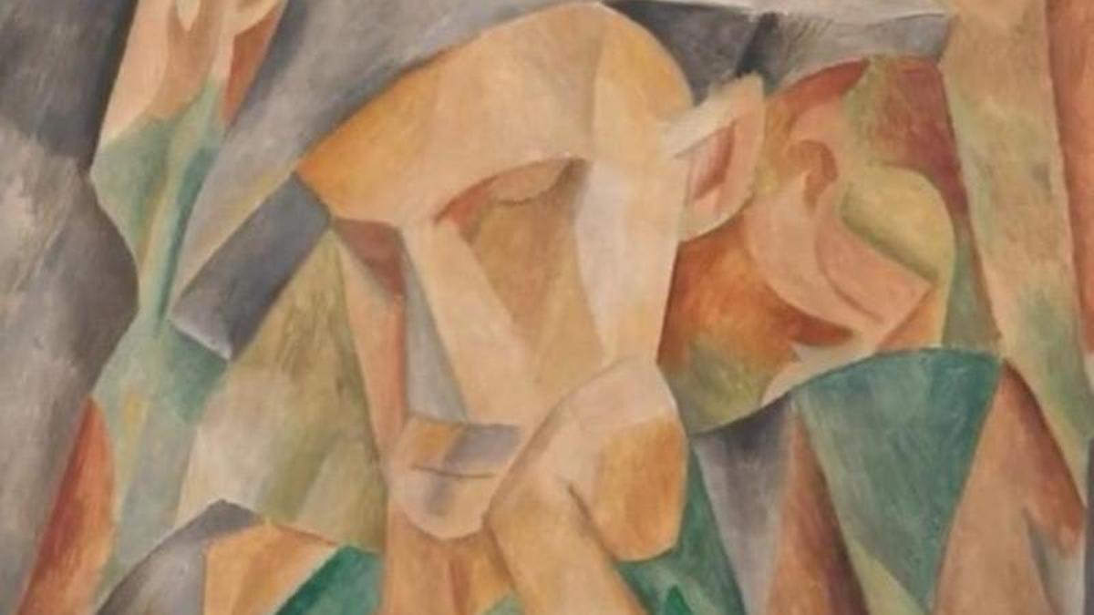 ‘Arlequin (Buste)’ Es Una Obra Pintada En 1909 Mientras Comenzaba A Desarrollar Su Estilo Cubista Característico.
