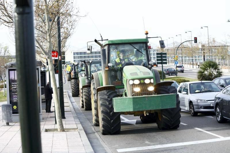 Tractorada en Zaragoza