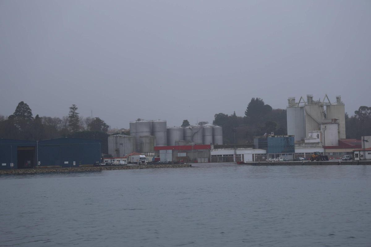 Vistas del Puerto de Vilagarcía.