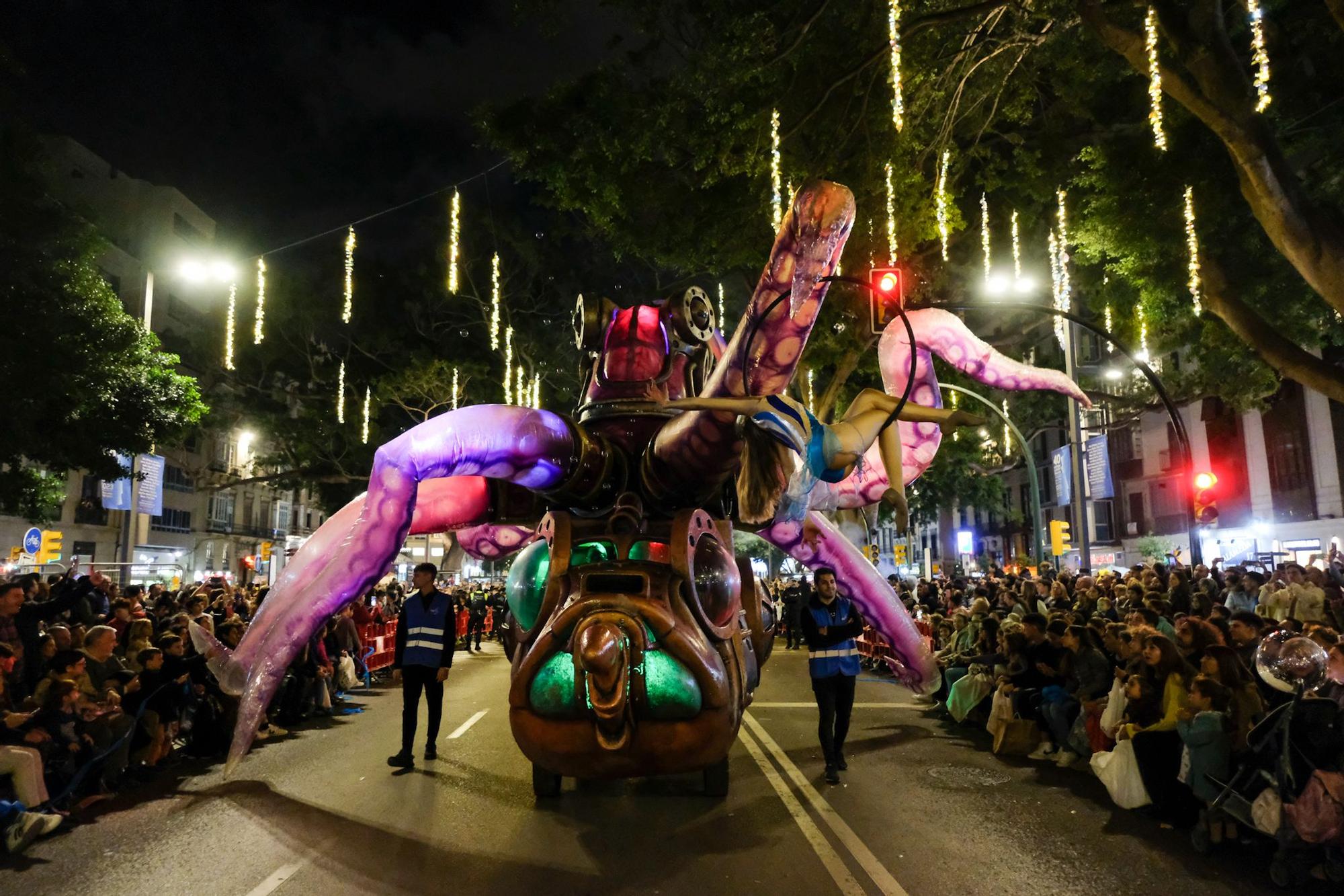 La Cabalgata de los Reyes Magos de Málaga 2023, en imágenes