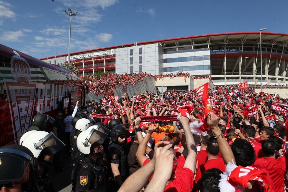 Ambiente en Nueva Condomina antes del partido