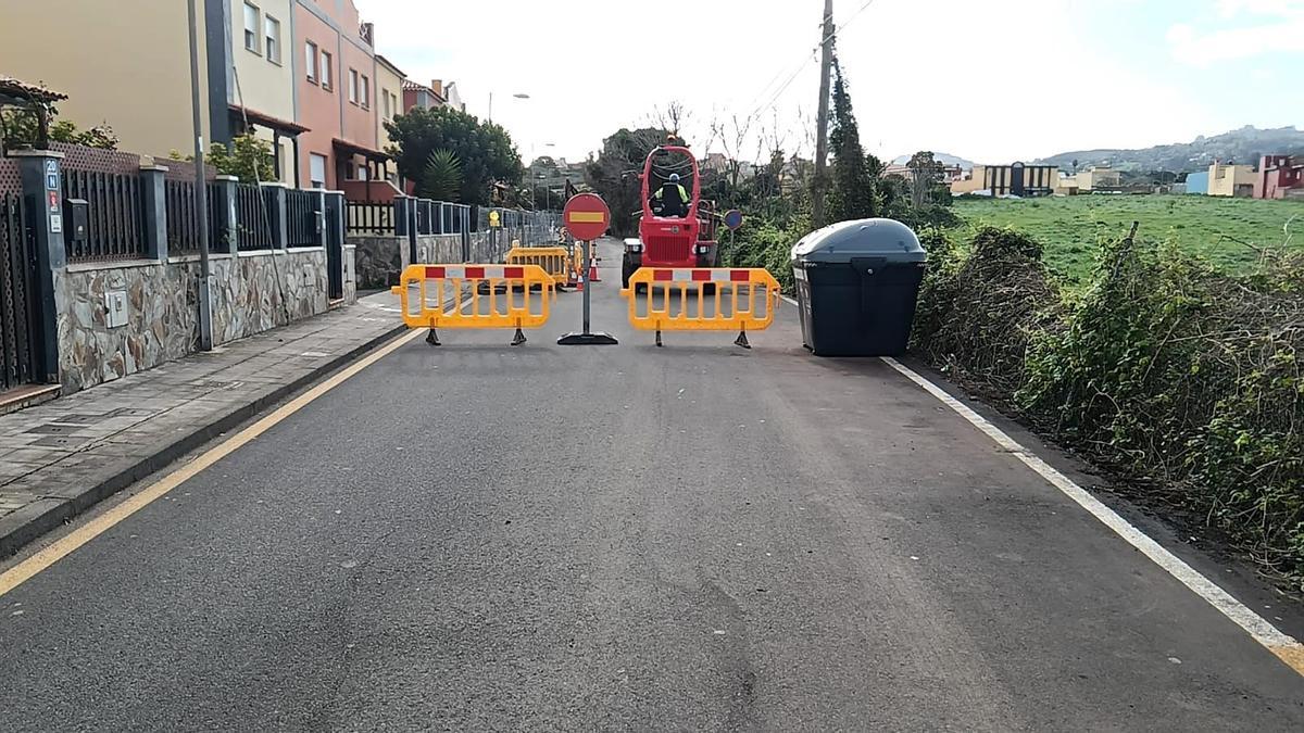 Obras del cierre del anillo eléctrico entre La Laguna y Tacoronte