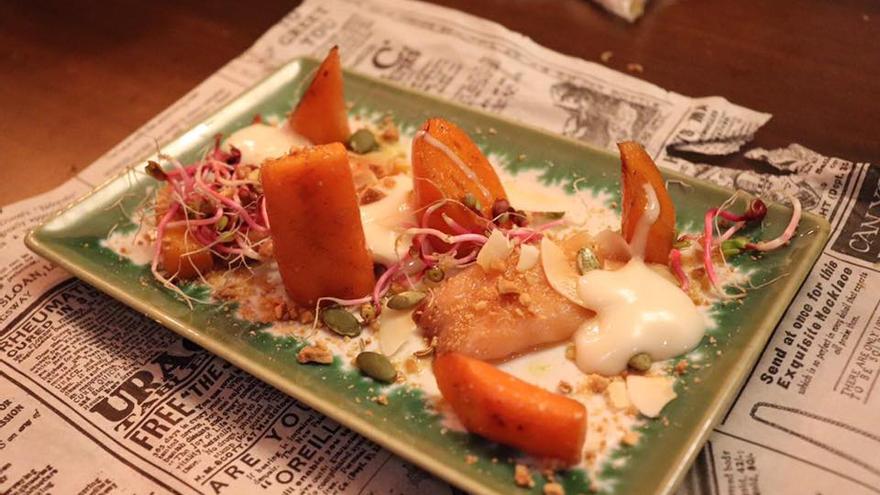 Uno de los platos que preparan en Le Bistrot.