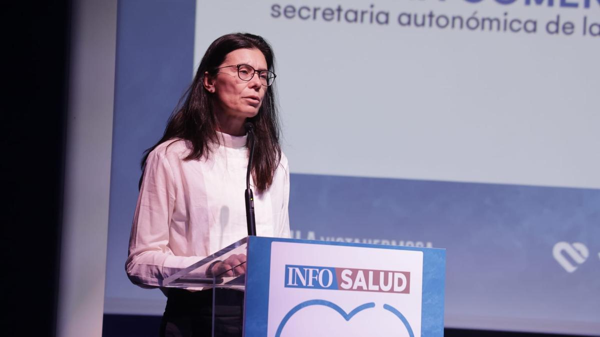 La secretaria autonómica de Sanidad, Begoña Comendador, en Infosalud 2025, este martes