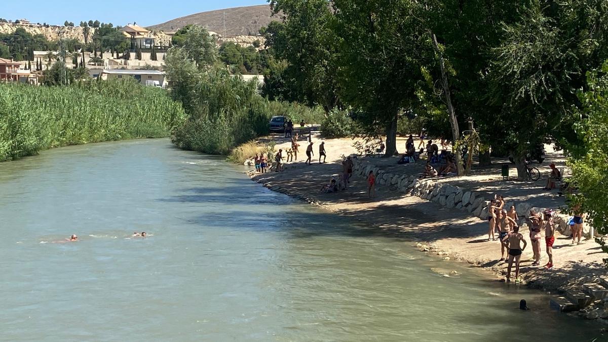 El río Segura a su paso por Cieza.