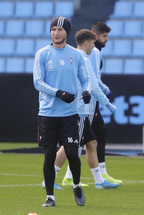 Entrenamiento del Celta en Balaídos