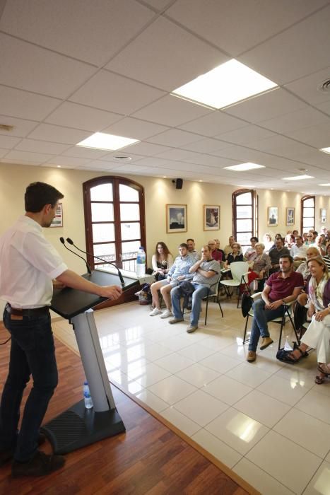 José María Pérez, en Avilés.