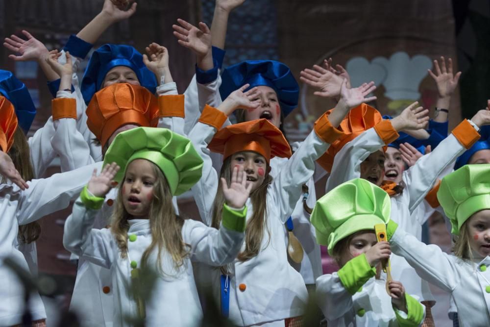 Actuación de la agrupación infantil 'Con las manos en la masa'.