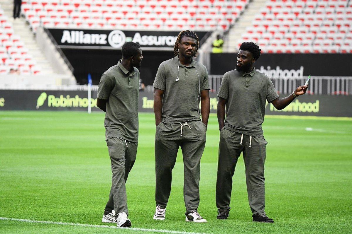 Salis Abdul Samed, Terem Moffi y Jérémy Boga