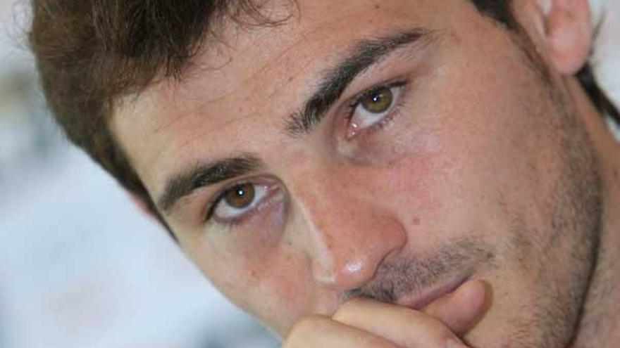 Iker Casillas, ayer.