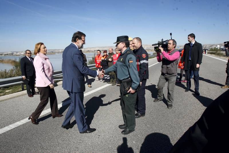 Fotogalería de la visita de Rajoy a la ribera del Ebro