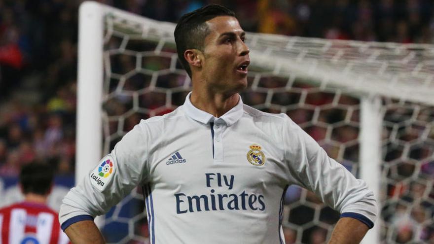 Cristiano Ronaldo, durante el partido.