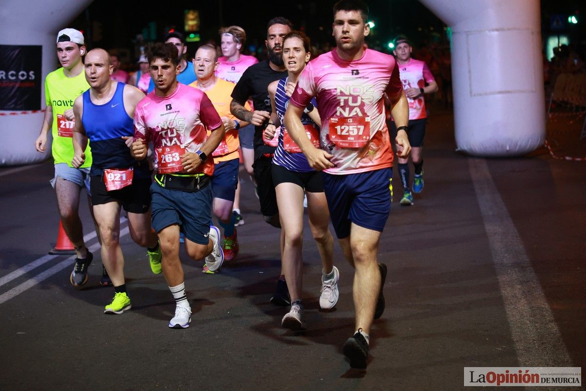 Las mejores imágenes de la carrera nocturna de Murcia