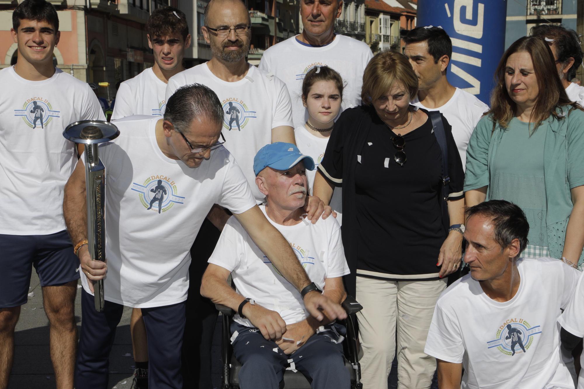 Avilés homenajea a Dacal en el 50º. aniversario de su bronce en Múnich