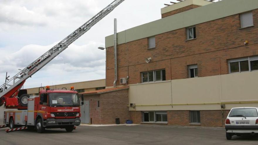 Imagen del Parque Intercomarcal de Bomberos de La Montaña, en término municipal de Cocentaina